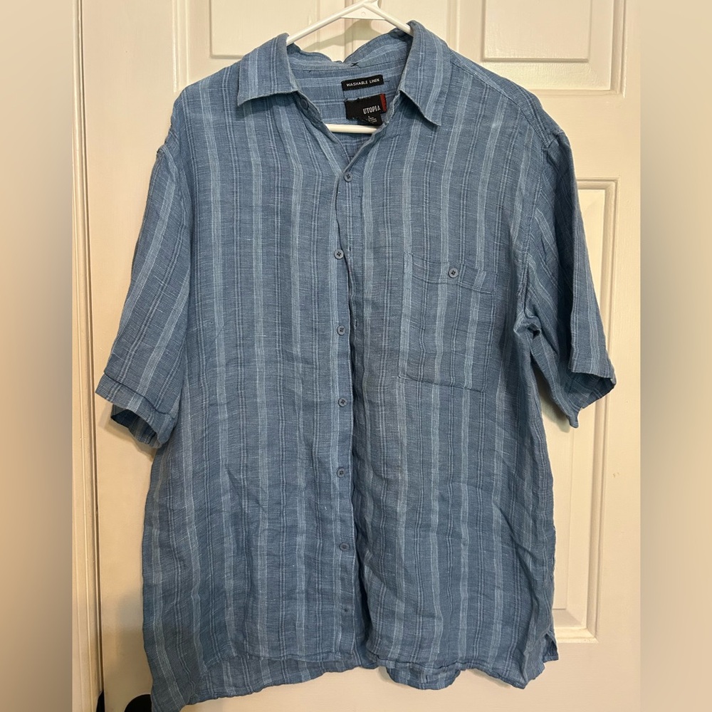 Utopia men’s linen shirt size large